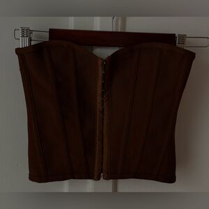 Brown Corset Top